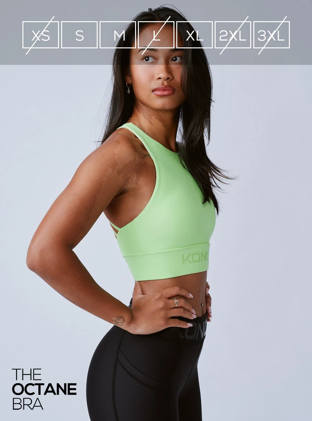 The Octane Bra Electric Green
