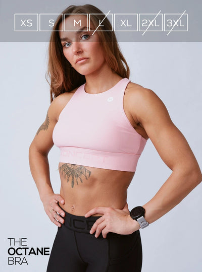 The Octane Bra Bubblegum Pink