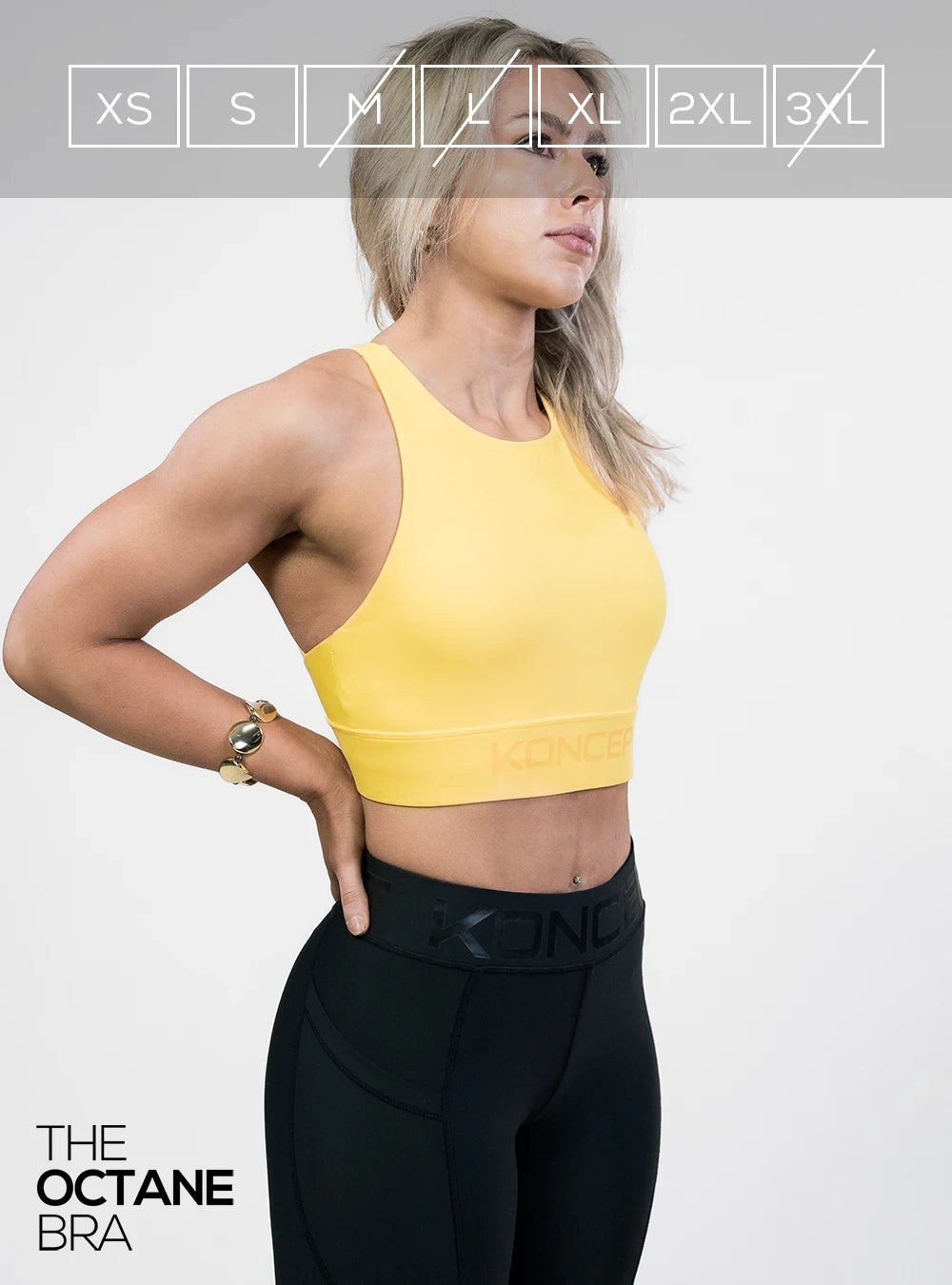 The Octane Bra Racing Yellow