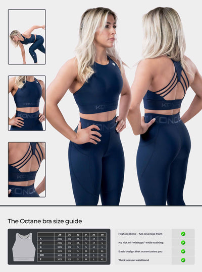 The Octane Bra Midnight Navy