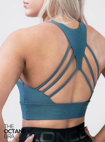 The Octane Bra Ocean Teal