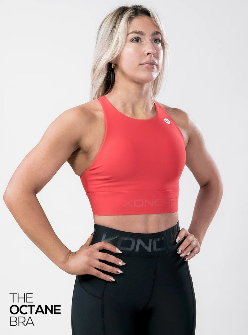 The Octane Bra Red