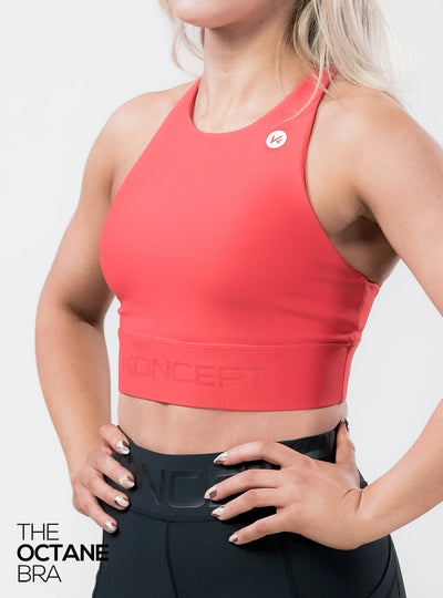The Octane Bra Red