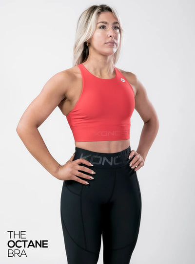 The Octane Bra Red