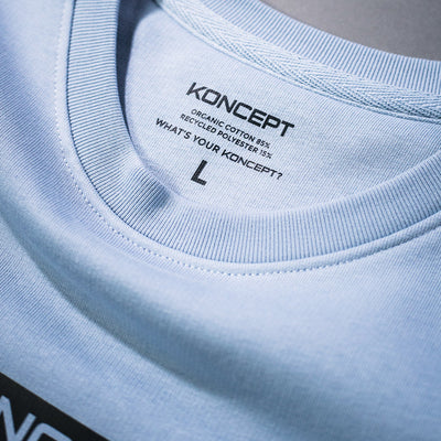 Aurora Crewneck - Powder Blue - Koncept Fitwear